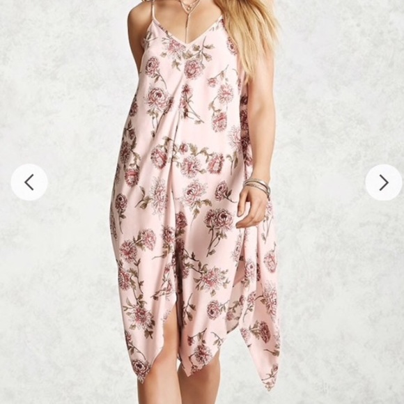 NWT Gorgeous midi handkerchief dress - Picture 1 of 8